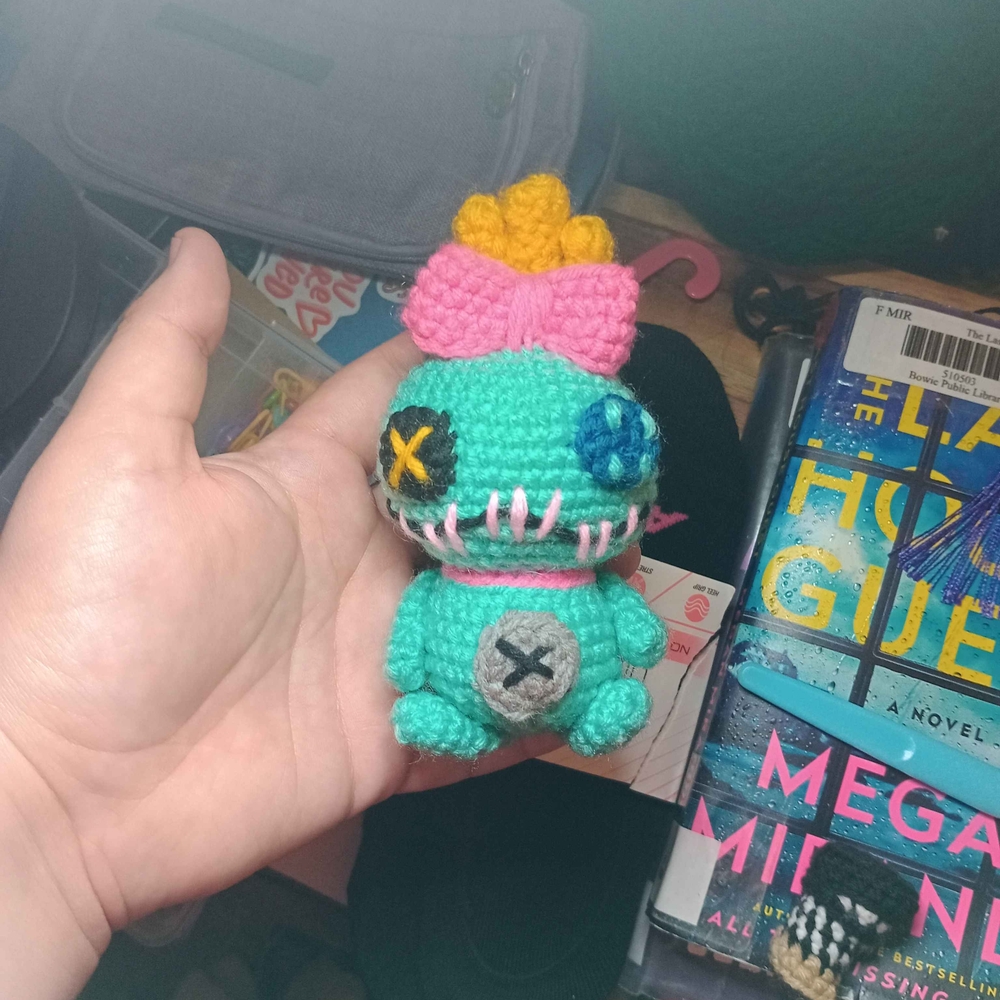 ✨ Handmade Crochet Plush – Inspired by Scrump (from Lilo & Stitch) ✨